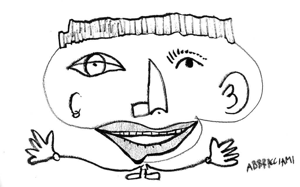 Paolo Scoppola, disegno: dolce