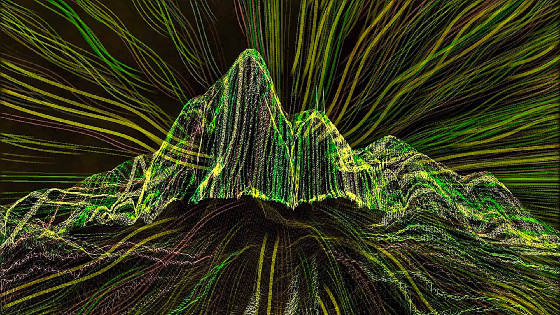 Paolo Scoppola generative art mountain